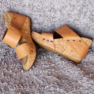 Lucky Brand Cork Wedges